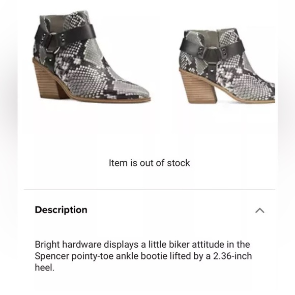 Nine West Womens Spencer Pointed Toe Ankle Booties Side Zip Animal Print Sz 5M - Picture 12 of 12